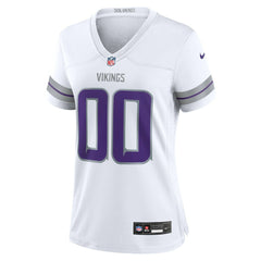 Minnesota Vikings Women's Alternate Custom Game Jersey - White sale