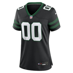 New York Jets Women's Alternate Custom Game Jersey - Legacy Black on sale