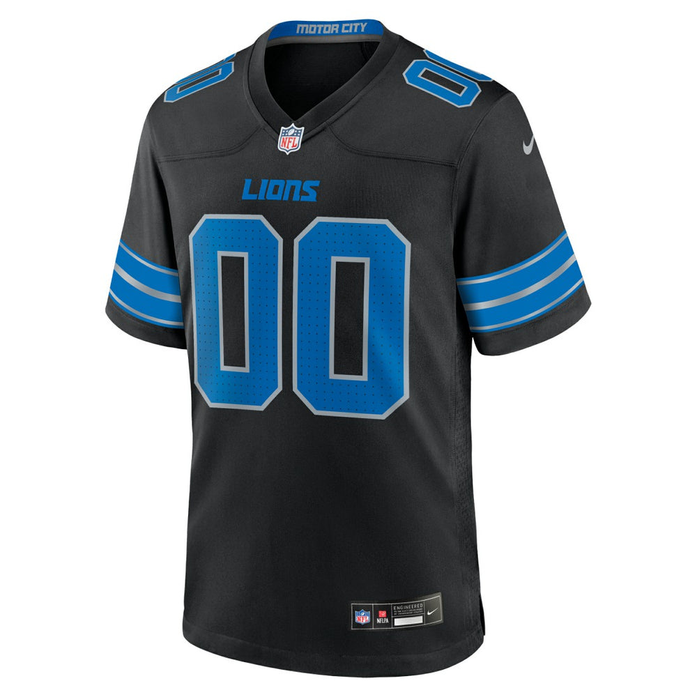 Detroit Lions Alternate Custom Game Jersey - Black cheap