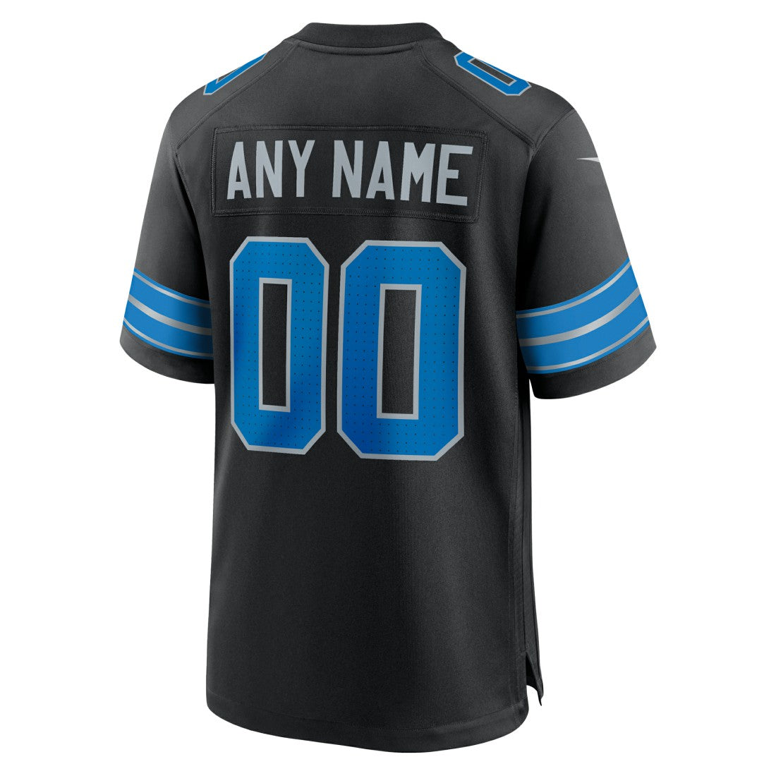 Detroit Lions Alternate Custom Game Jersey - Black cheap