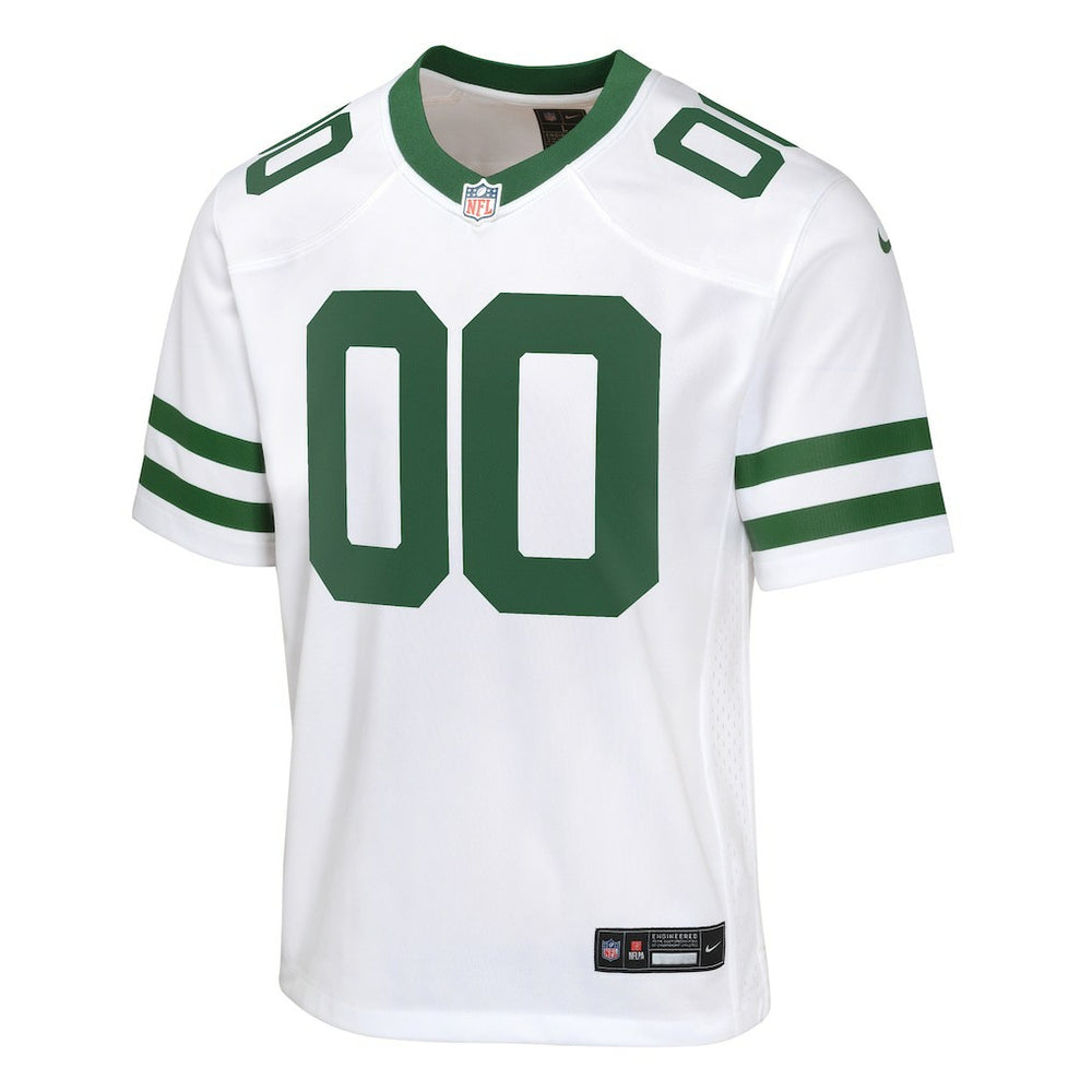 New York Jets Youth Custom Game Jersey - Legacy White online