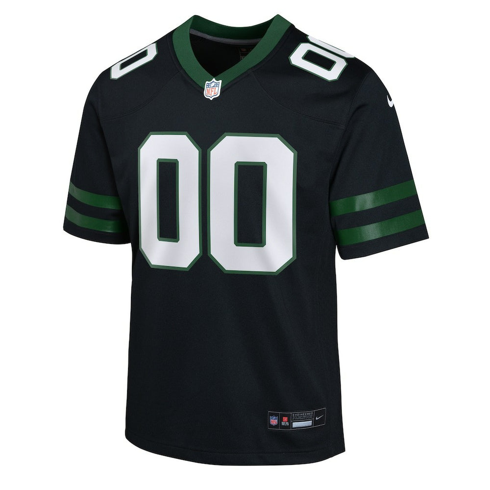 New York Jets Youth Alternate Custom Game Jersey - Black online