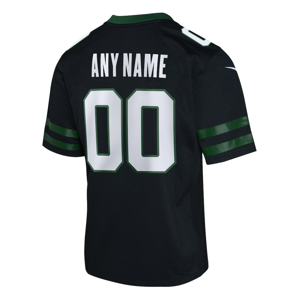 New York Jets Youth Alternate Custom Game Jersey - Black online
