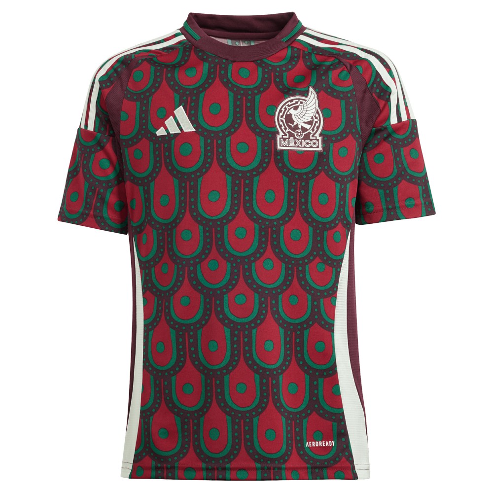 Mexico National Team Youth 2024 Home Replica Jersey - Burgundy cheap