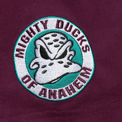 Teemu Selanne Anaheim Ducks Mitchell & Ness Premium Nickname Vintage Logo T-Shirt - Purple T-shirts