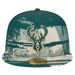 Milwaukee Bucks Tip-Off 59FIFTY Fitted Hat - Hunter Green outlet