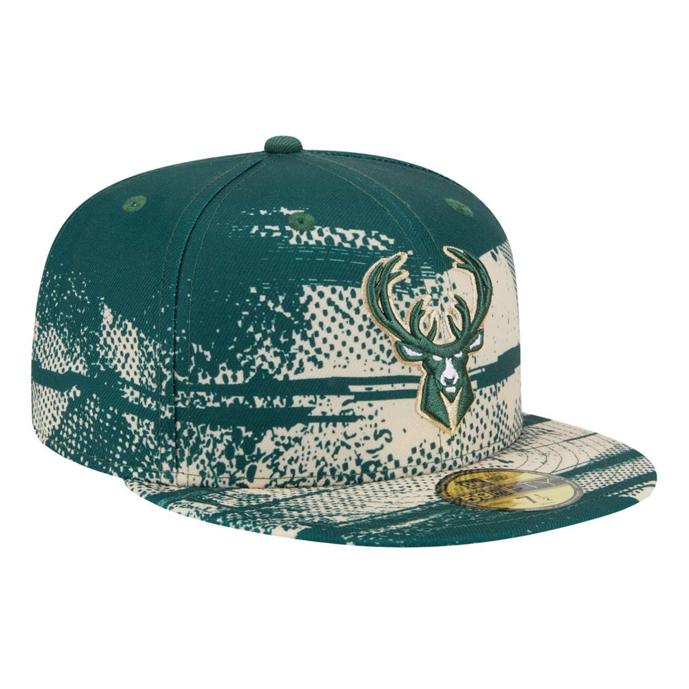 Milwaukee Bucks Tip-Off 59FIFTY Fitted Hat - Hunter Green outlet