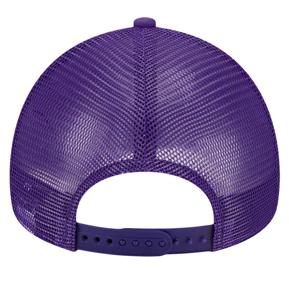 Los Angeles Lakers Tip Off A-Frame Trucker 9FORTY Adjustable Hat - Purple/Gold on sale
