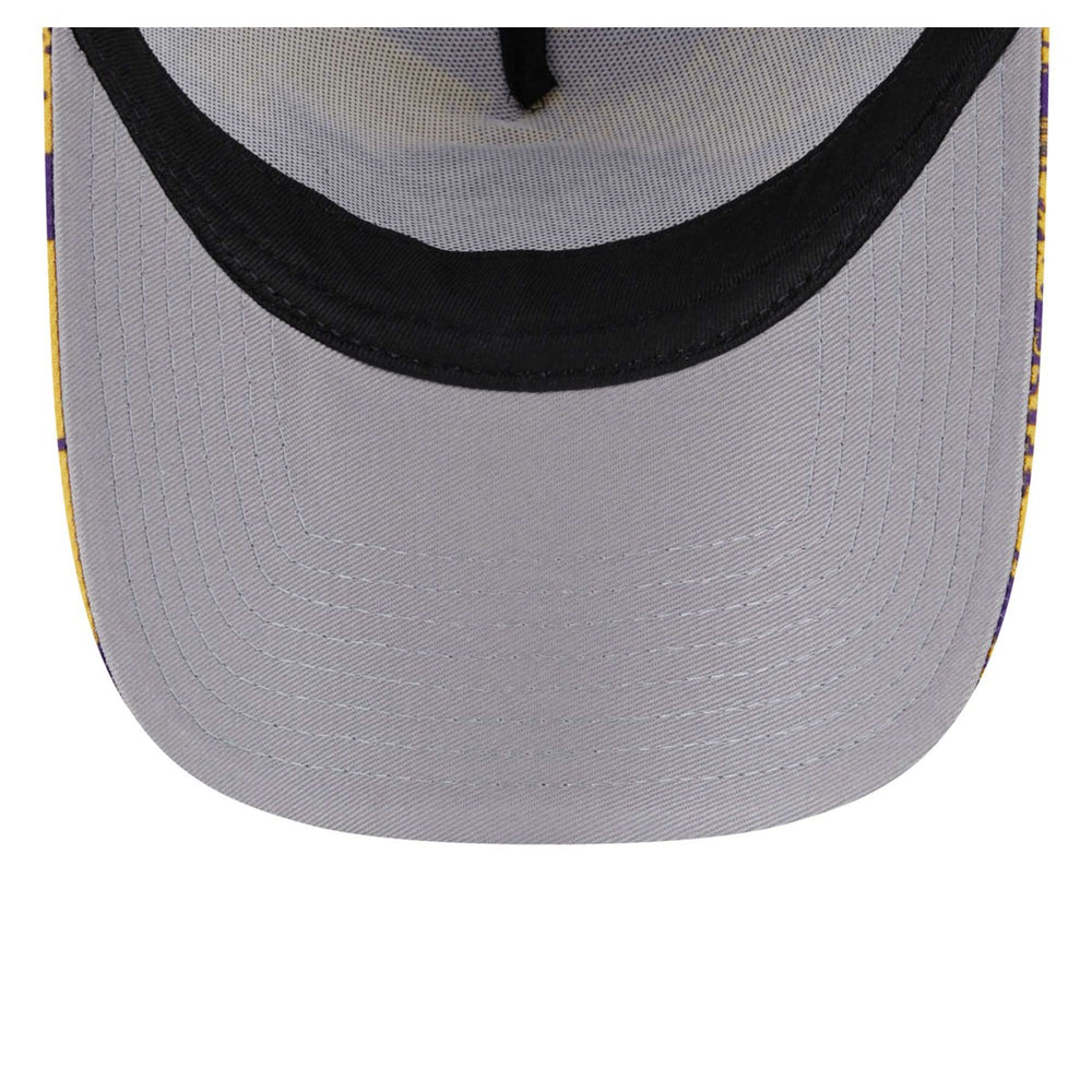 Los Angeles Lakers Tip Off A-Frame Trucker 9FORTY Adjustable Hat - Purple/Gold on sale