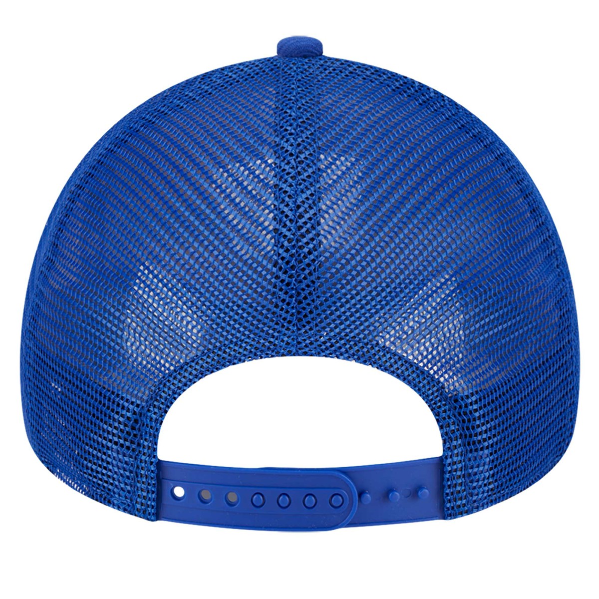 New York Knicks Tip Off A-Frame Trucker 9FORTY Adjustable Hat - Blue/Orange cheap