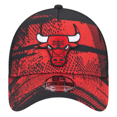 Chicago Bulls Tip Off A-Frame Trucker 9FORTY Adjustable Hat - Black/Red outlet