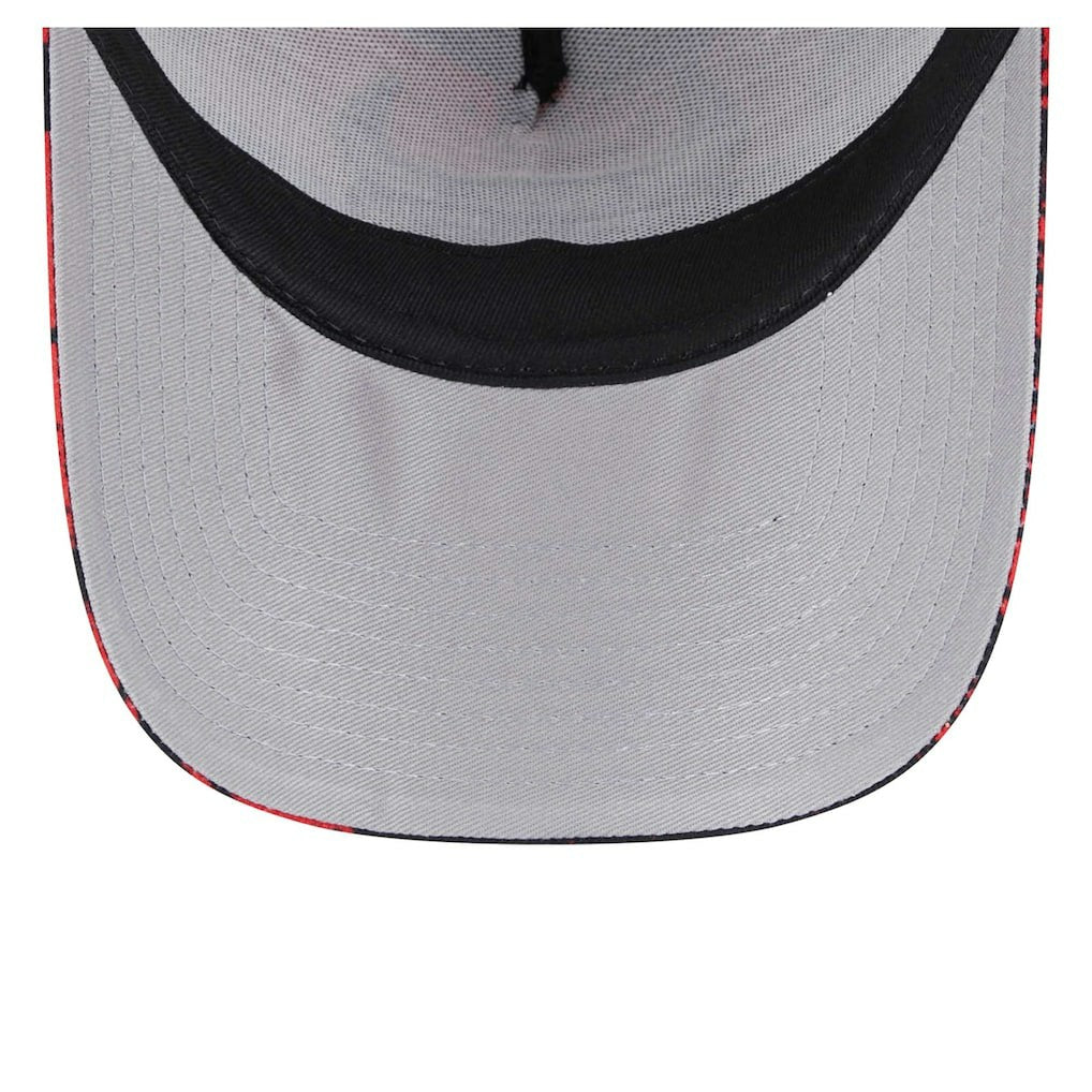 Chicago Bulls Tip Off A-Frame Trucker 9FORTY Adjustable Hat - Black/Red outlet