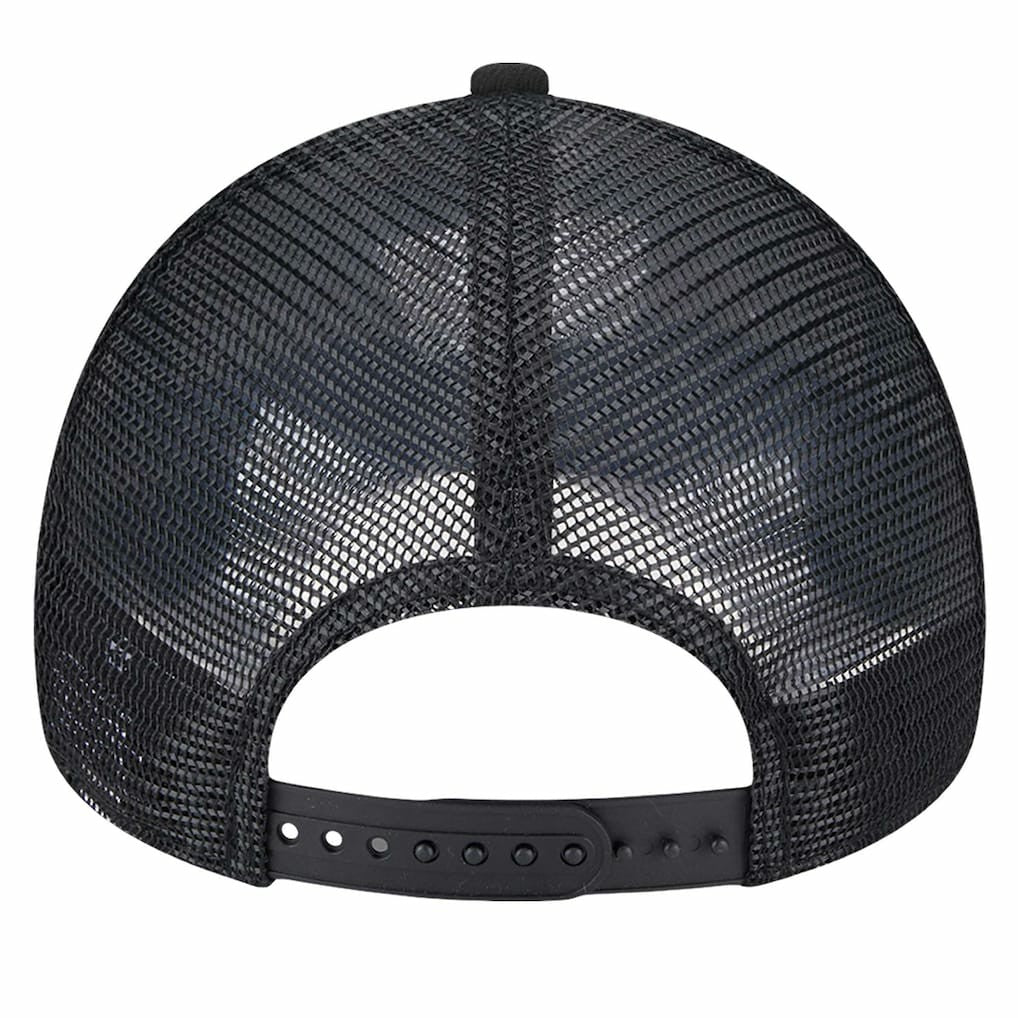 Brooklyn Nets Tip Off A-Frame Trucker 9FORTY Adjustable Hat - Black/Charcoal online