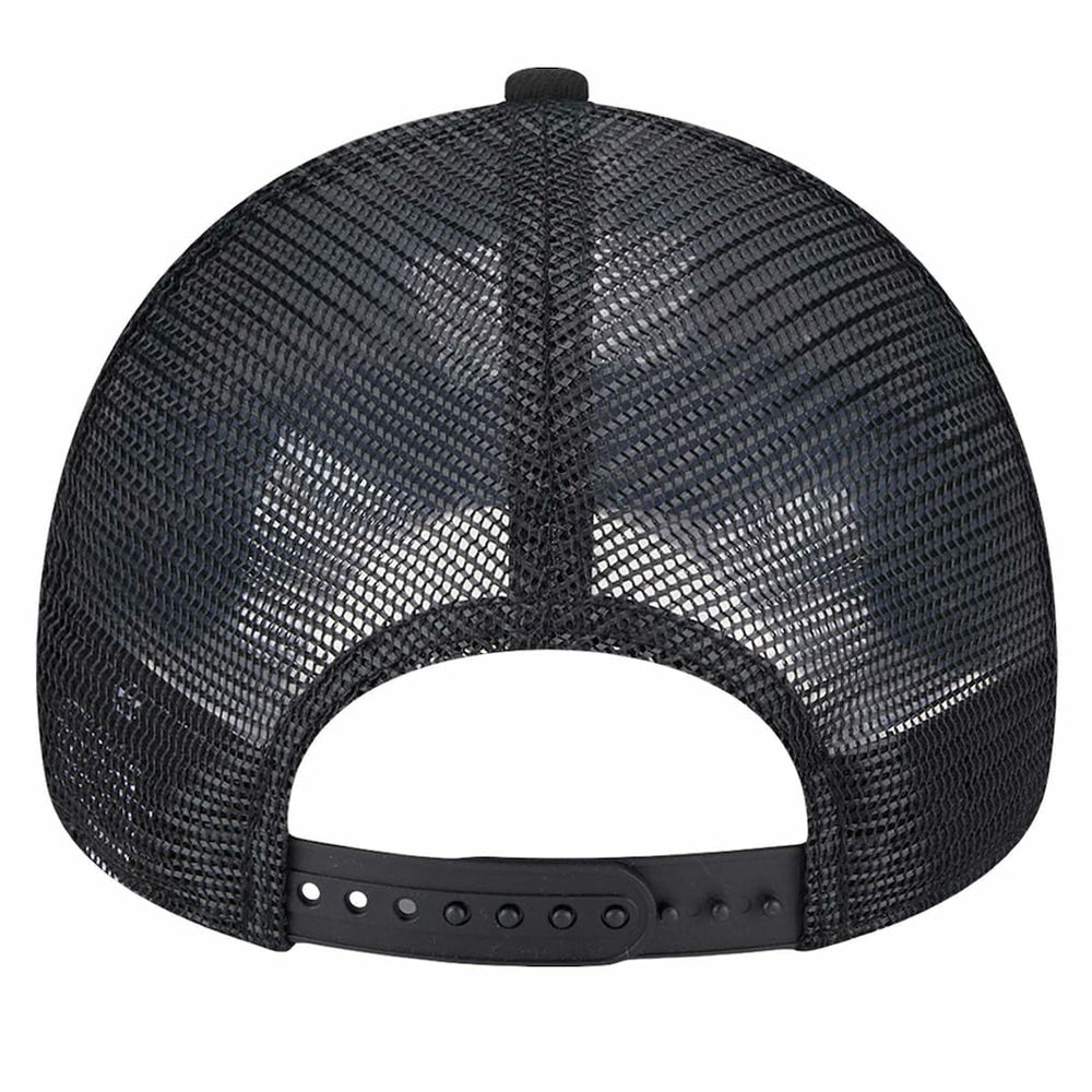 Brooklyn Nets Tip Off A-Frame Trucker 9FORTY Adjustable Hat - Black/Charcoal online
