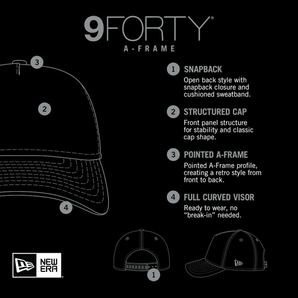 Brooklyn Nets Tip Off A-Frame Trucker 9FORTY Adjustable Hat - Black/Charcoal online