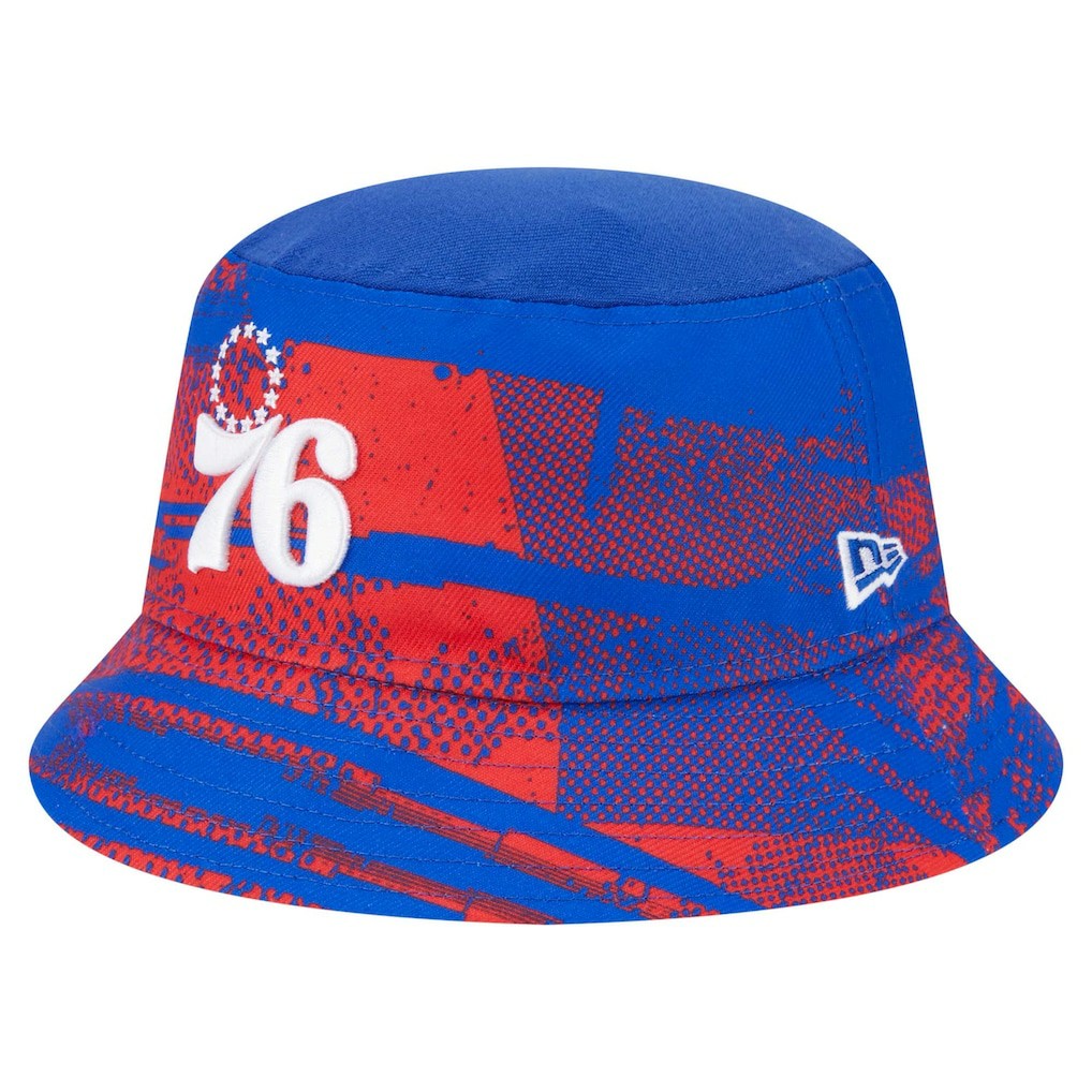 Philadelphia 76ers Tip-Off Bucket Hat - Royal/Red for sale