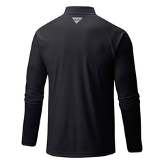 Athletics Terminal Tackle Omni-Shade Raglan Quarter-Zip Pullover Top Black