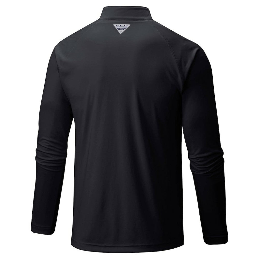 Baltimore Orioles Terminal Tackle Omni-Shade Raglan Quarter-Zip Pullover Top Black