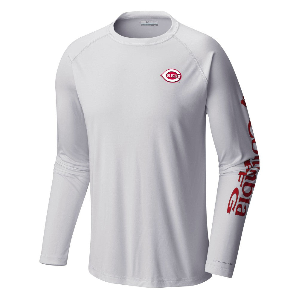 Cincinnati Reds Terminal Tackle Long Sleeve T-Shirt White