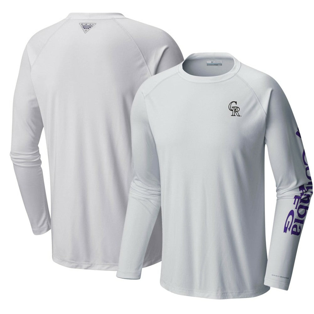 Colorado Rockies Terminal Tackle Long Sleeve T-Shirt White