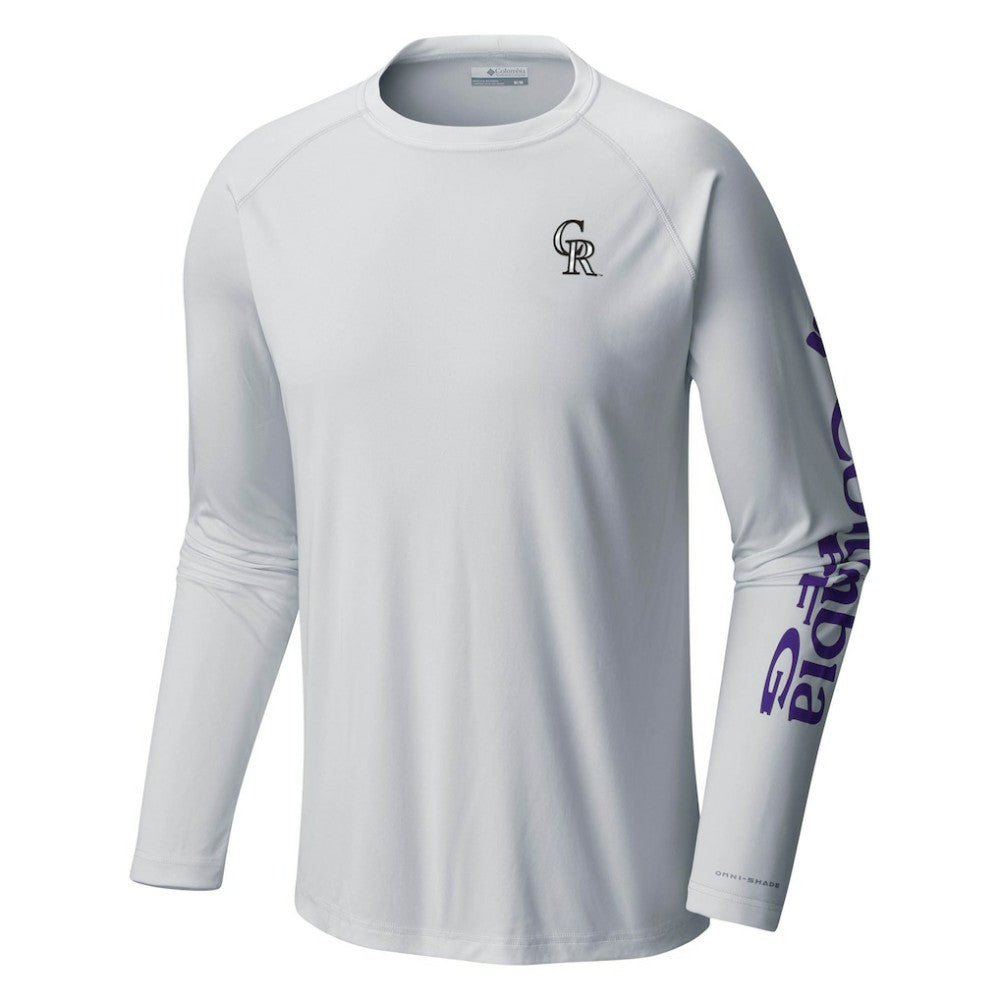 Colorado Rockies Terminal Tackle Long Sleeve T-Shirt White