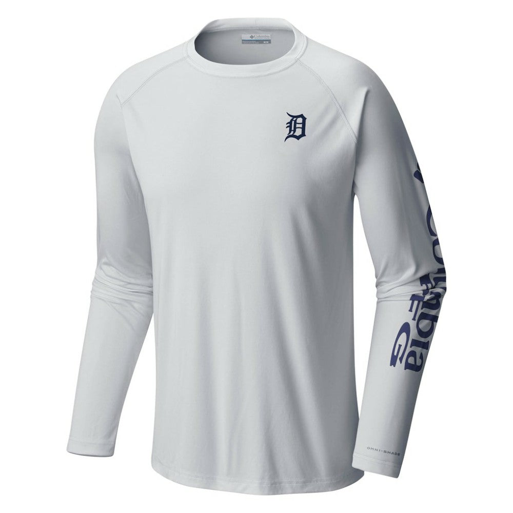 Detroit Tigers Terminal Tackle Long Sleeve T-Shirt White