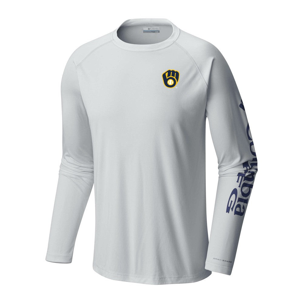 Milwaukee Brewers Terminal Tackle Long Sleeve T-Shirt White