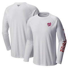 Washington Nationals Terminal Tackle Long Sleeve T-Shirt White