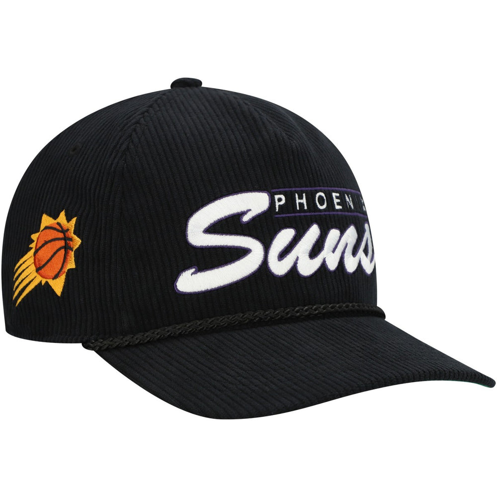 Phoenix Suns '47 Double Header Sidepatch Cord Hitch Adjustable Hat - Black outlet