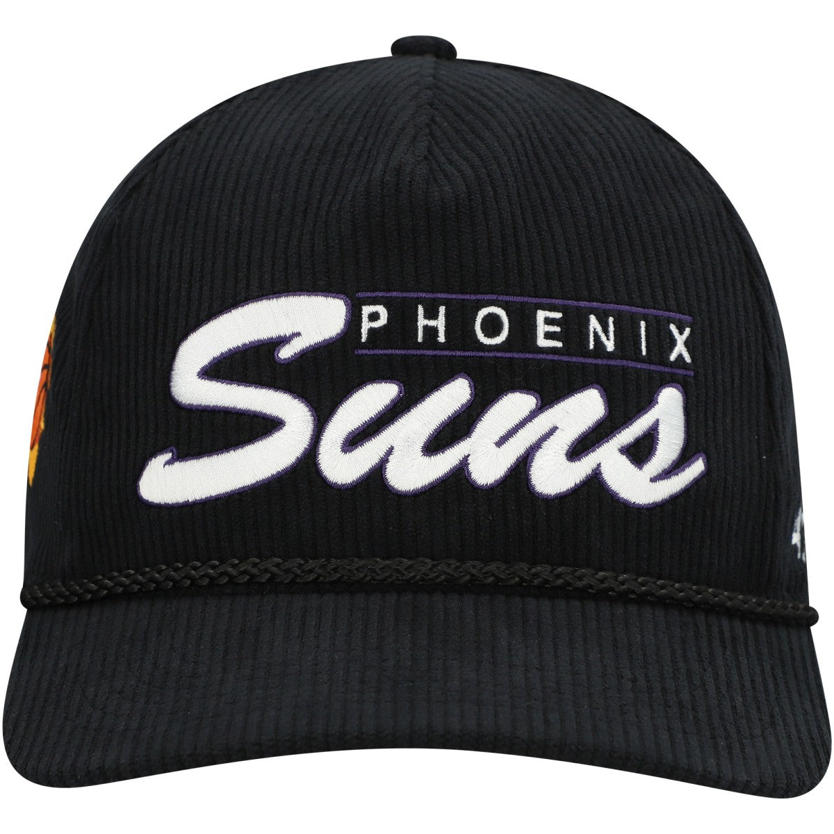 Phoenix Suns '47 Double Header Sidepatch Cord Hitch Adjustable Hat - Black outlet
