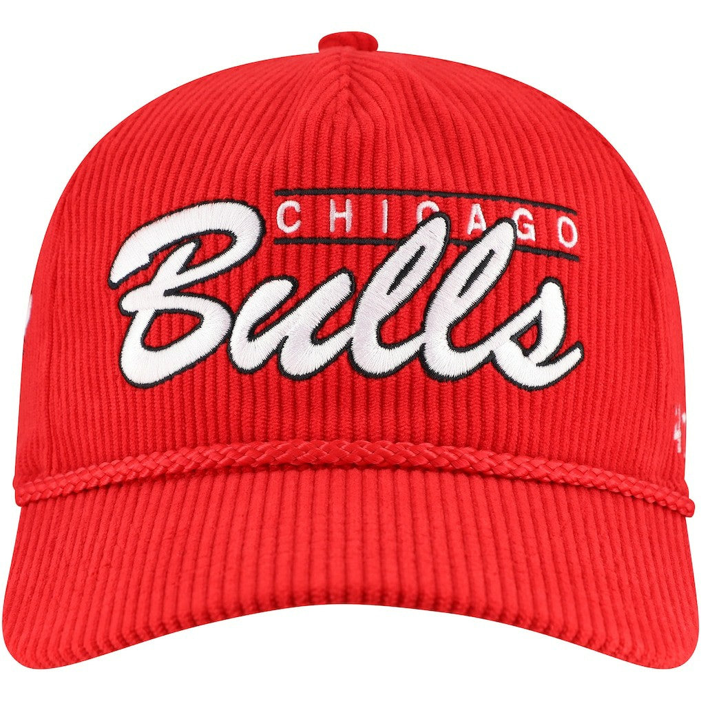 Chicago Bulls '47 Double Header Sidepatch Cord Hitch Adjustable Hat - Red shop