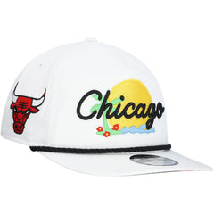 Chicago Bulls Island Oasis Golfer Snapback Hat - White for sale