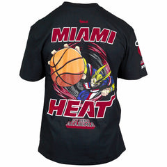 Miami Heat Hyperfly Unisex NBA x My Hero Academia All Might Smash T-Shirt - Black sale