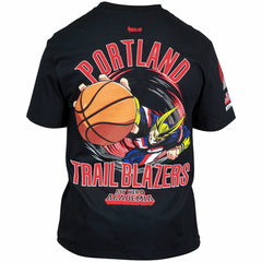 Portland Trail Blazers Hyperfly Unisex NBA x My Hero Academia All Might Smash T-Shirt - Black discount