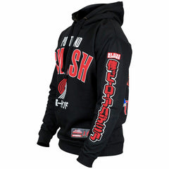 Portland Trail Blazers Hyperfly Unisex NBA x My Hero Academia All Might Smash Pullover Hoodie - Black outlet