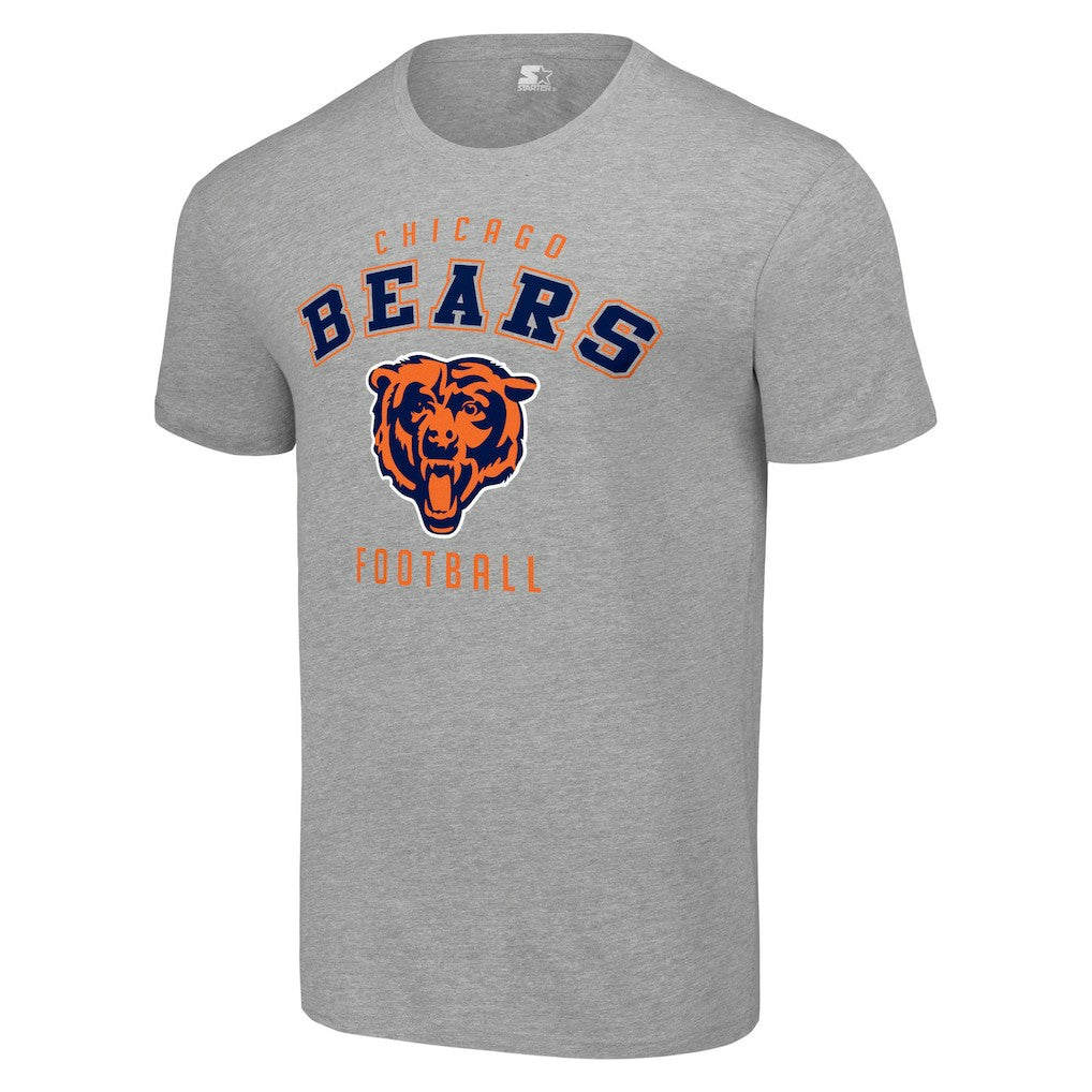 Chicago Bears Starter Logo T-Shirt - Heather Gray outlet