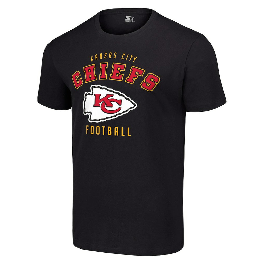 Kansas City Chiefs Starter Logo T-Shirt - Black discount