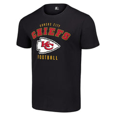 Kansas City Chiefs Starter Logo T-Shirt - Black discount