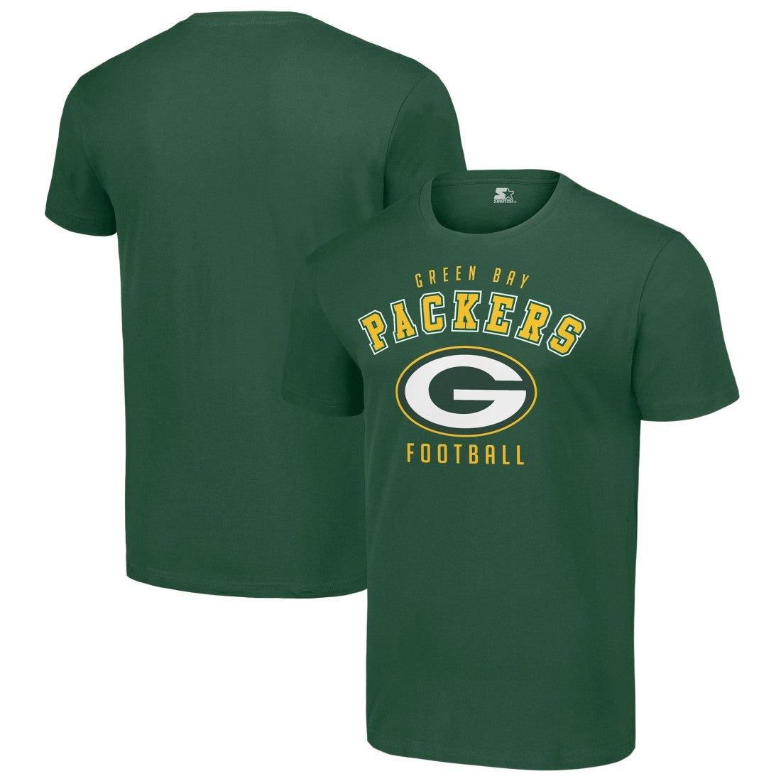 Green Bay Packers Starter Logo T-Shirt - Green for sale