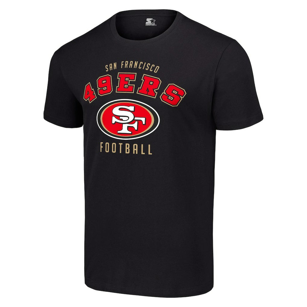 San Francisco 49ers Starter Logo T-Shirt - Black cheap