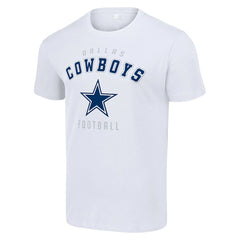 Dallas Cowboys Starter Logo T-Shirt - White discount