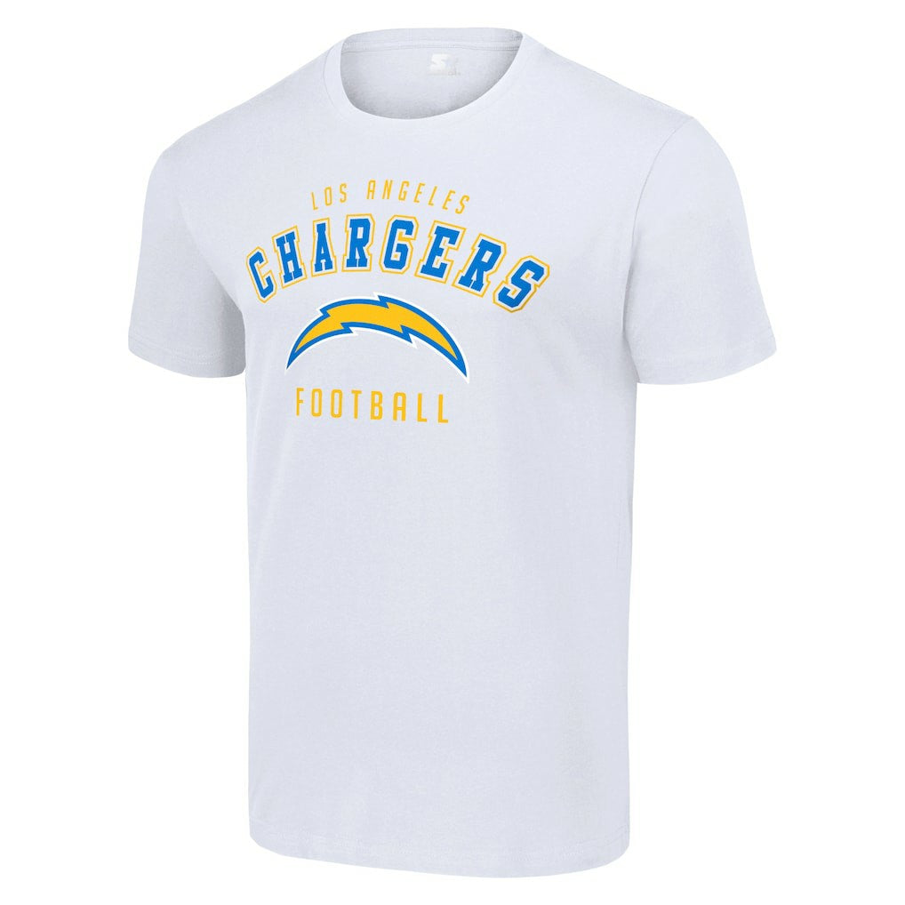 Los Angeles Chargers Starter Logo T-Shirt - White on sale