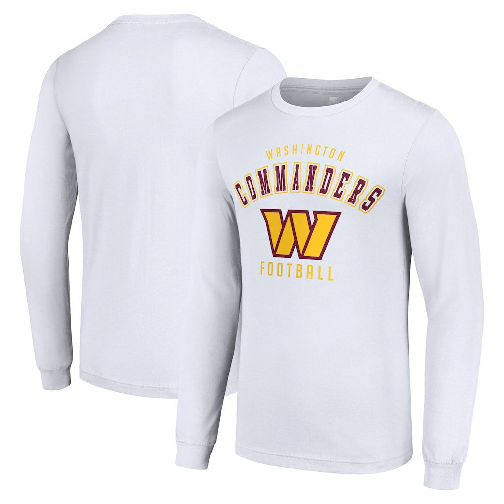 Washington Commanders Starter Long Sleeve T-Shirt - White sale