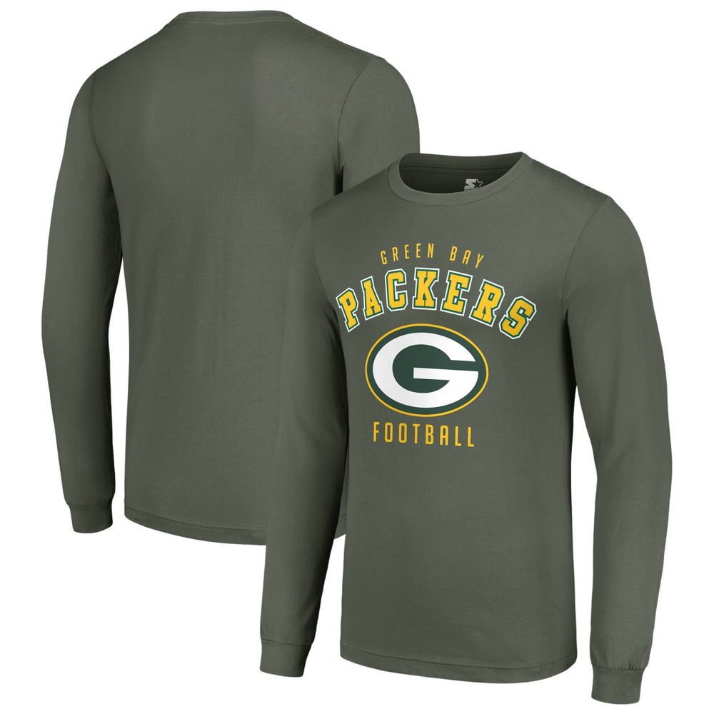 Green Bay Packers Starter Long Sleeve T-Shirt - Green outlet