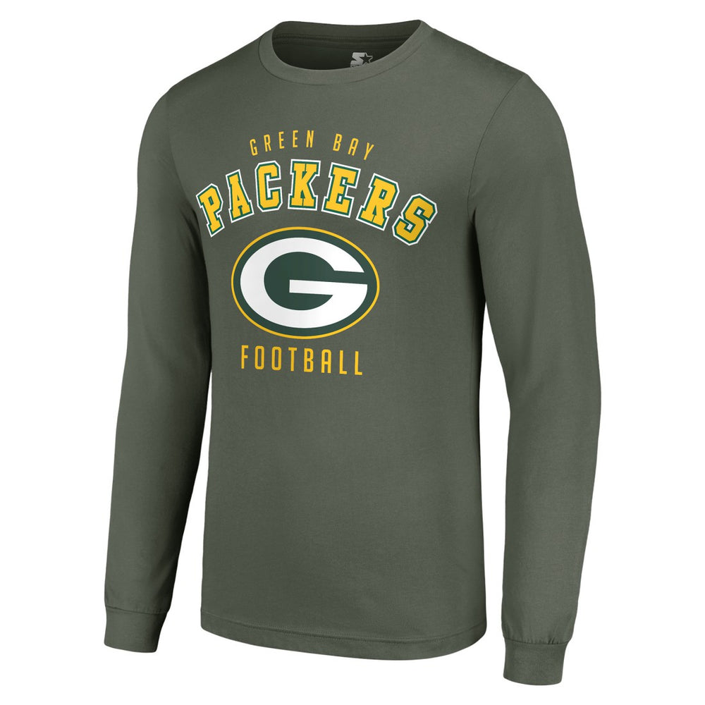 Green Bay Packers Starter Long Sleeve T-Shirt - Green outlet