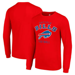 Buffalo Bills Starter Long Sleeve T-Shirt - Red for sale