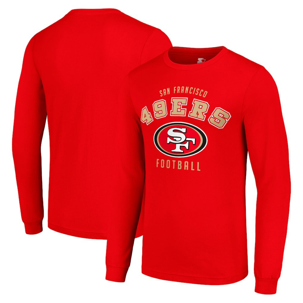 San Francisco 49ers Starter Long Sleeve T-Shirt - Scarlet online