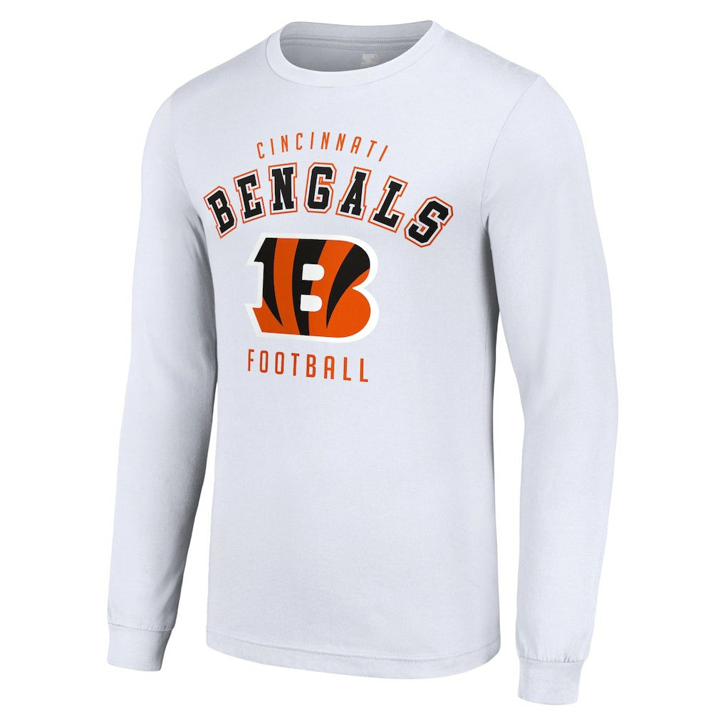 Cincinnati Bengals Starter Long Sleeve T-Shirt - White discount