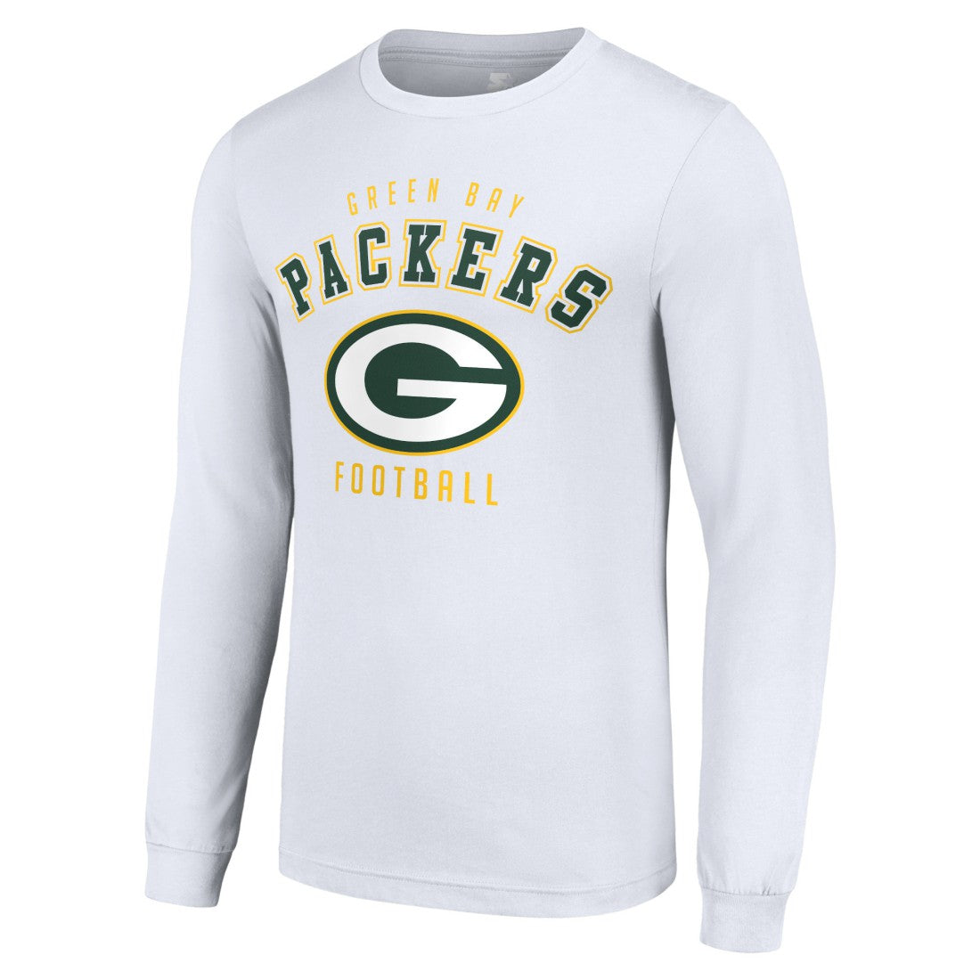 Green Bay Packers Starter Long Sleeve T-Shirt - White for sale