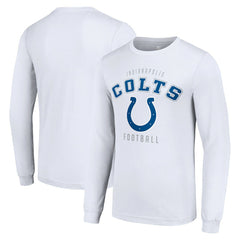 Indianapolis Colts Starter Long Sleeve T-Shirt - White sale